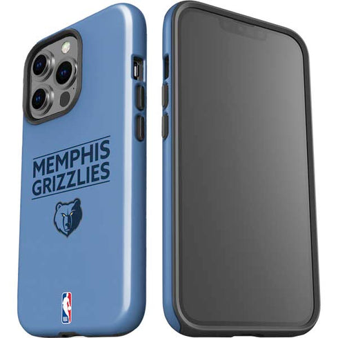NBA Memphis Grizzlies Standard - Light Blue iPhone 15 Pro Impact Case